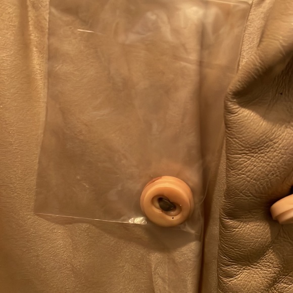 Galanos vintage stunning fur and leather coat jacket approx small PRICE DROP - Picture 7 of 13